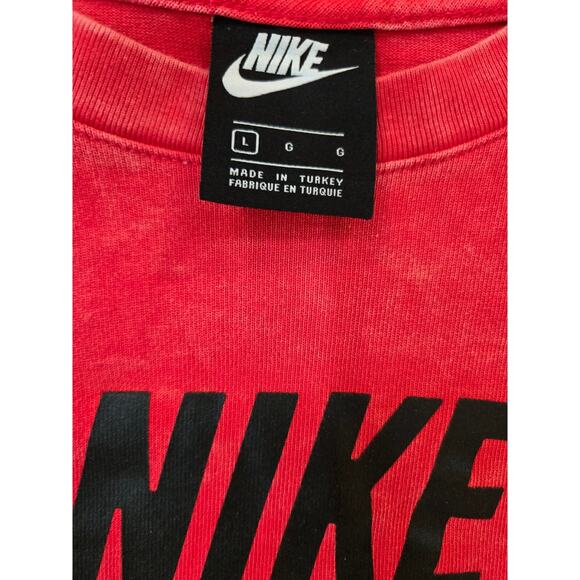 Nike Wash Drip Long Sleeve Shirt University Red DC2724-657 Men's - Picture 3 of 8